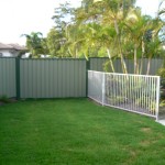 Tuscan courtyard before